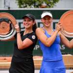 2025 Roland Garros, Junior Event 07.06.25 in Paris.

Doubles Eva Bennemann (GER) and Sonja Zhenikhova (GER)

(Photo by Daniel Kopatsch)