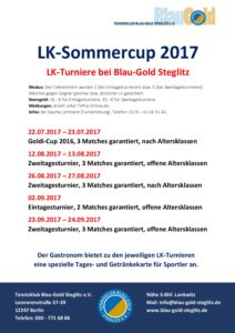 LK-Turnier Goldie-Cup 2017 @ Tennisklub Blau-Gold Steglitz | Berlin | Berlin | Deutschland