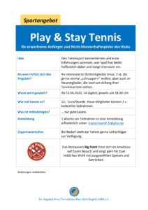 Play & Stay Tennis